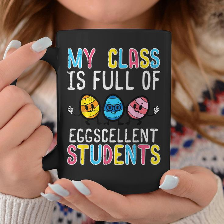 Class Full Eggcellent Students Cute Easter Teacher Men Coffee Mug Unique Gifts