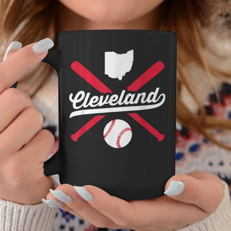Cleveland Baseball Vintage Ohio Pride Navy Blue Love City Coffee Mug Unique Gifts