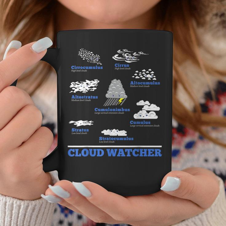 Cloud Watcher Cloud Types Science Student Teacher Cute Faces Coffee Mug Unique Gifts