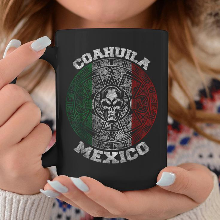 Coahuila Aztec Calendar Mayan Skull Mexican Pride Symbol Coffee Mug Unique Gifts