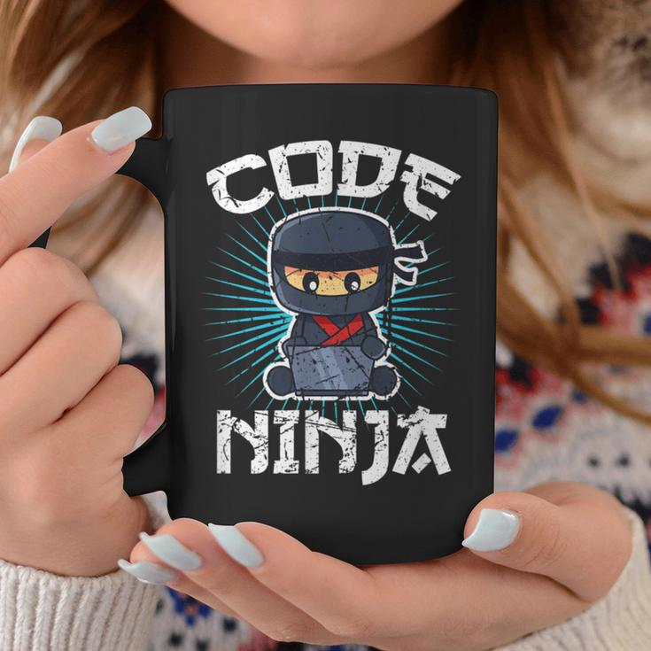 Code Ninja Programmer Coder Computer Programming Coding Tassen Lustige Geschenke