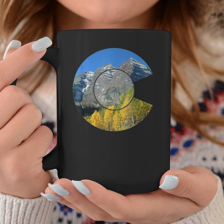 Cool Colorado State Flag Aspen Maroon Bells Coffee Mug Unique Gifts