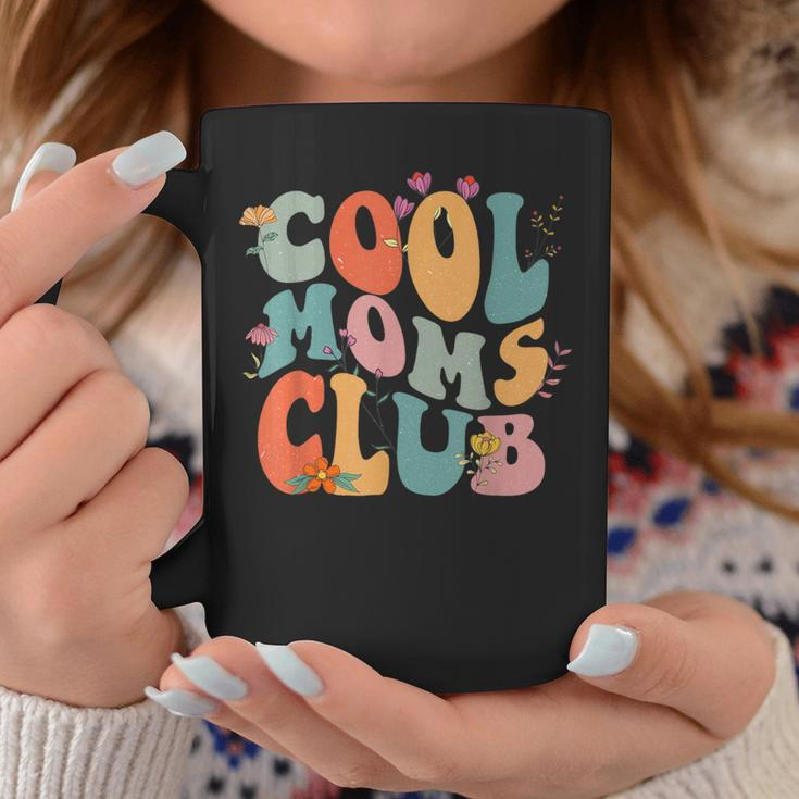 Cool Moms Club Retro Groovy Mom Life Mama Happy Mother's Day Coffee Mug Unique Gifts
