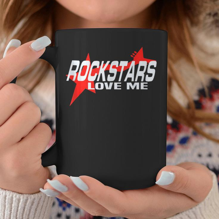Cool Rockstars Love Me Rock Music Lovers Quote Bold Band Coffee Mug Unique Gifts