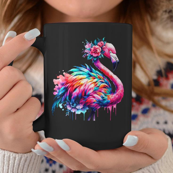 Coole Batikkunst Mit Tiermotiv Flamingoogelgeist Tassen Lustige Geschenke