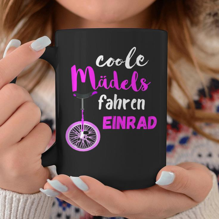Coole Mädels Fahren Einrad Fahrerin Zirkus Balancieren Tassen Lustige Geschenke