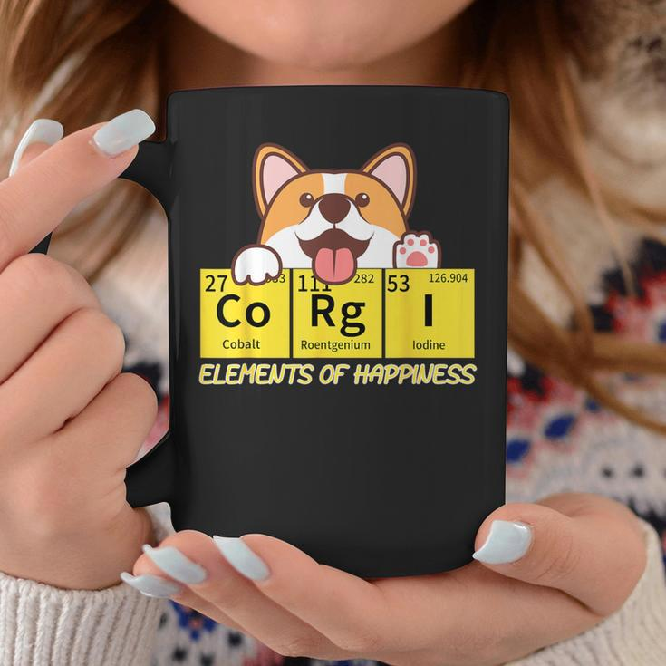Corgi Elements Tab Of Happiness For Corgi Mom And Dad Coffee Mug Funny Gifts
