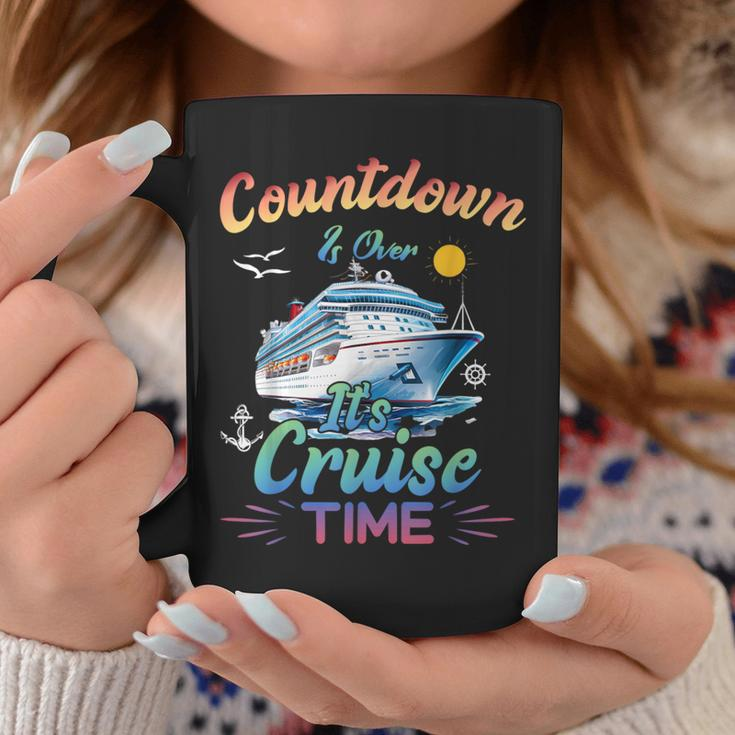 Countdown Is Over It's Cruise Time Husband Wife Coffee Mug Personalized Gifts