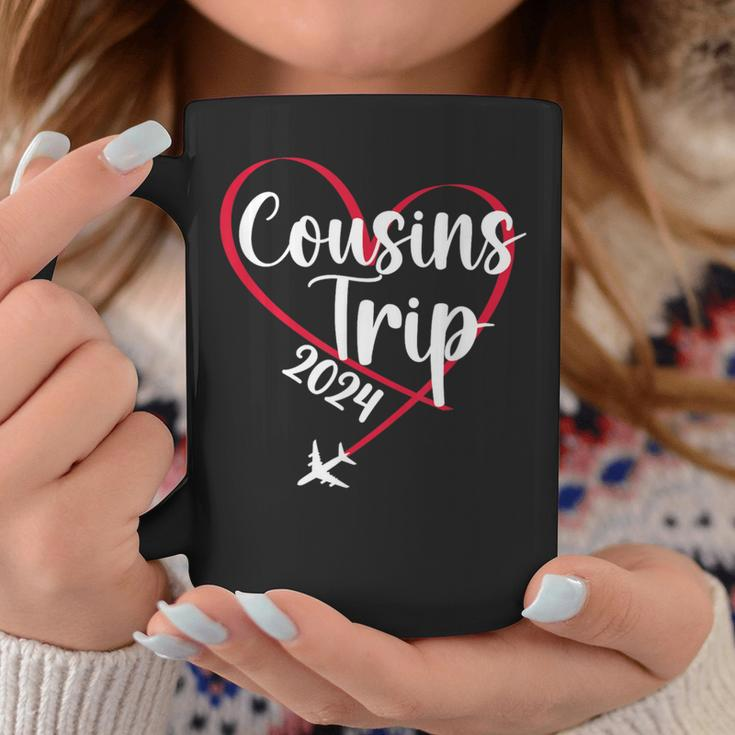 Cousins Trip 2024 Heart Vacation Travel Cousins Weekend Coffee Mug Funny Gifts