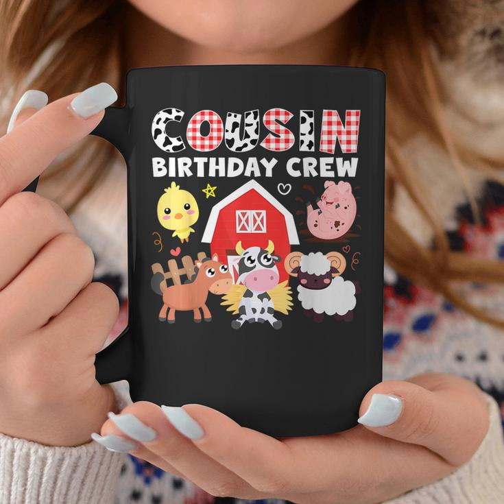 Cow Cousin Birthday Crew Farm Theme Animals Birthday Party Coffee Mug Unique Gifts