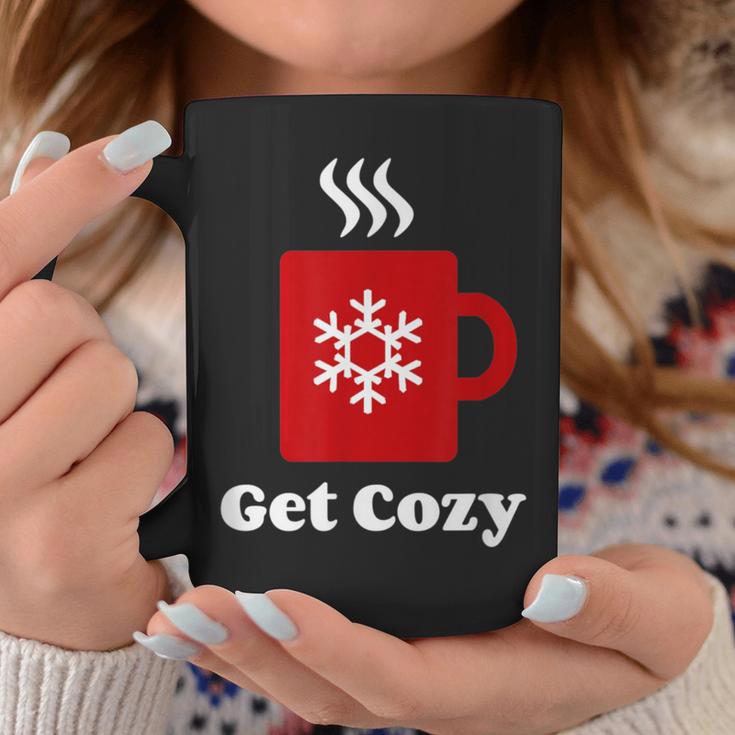 Get Cozy Hot Cocoa Chocolate Coffee Christmas Xmas Coffee Mug Unique Gifts