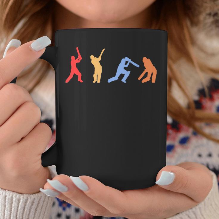 Cricket Retro Vintage Colors Cricket Players Coffee Mug Unique Gifts