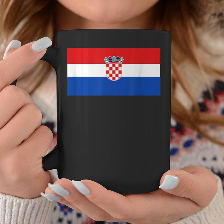 Croatia 2021 Flag Love Soccer Cool Football Fans Support Coffee Mug Funny Gifts