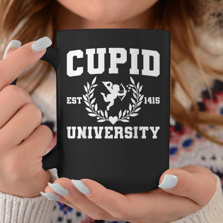 Cupid University Est 1415 Valentines Day Coffee Mug Unique Gifts