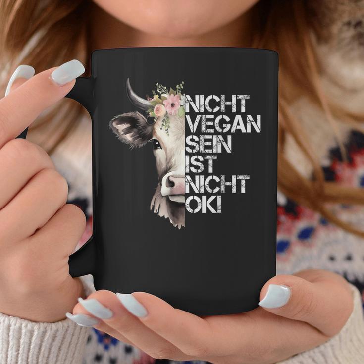 Cute Cow Nicht Vegan Sein Ist Nicht Ok Vegan Tassen Lustige Geschenke