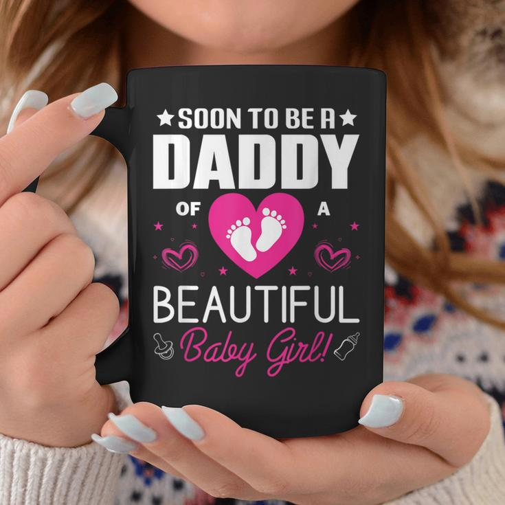 Cute Expecting Father Dad Soon To Be Daddy Of A Girl Coffee Mug Personalized Gifts