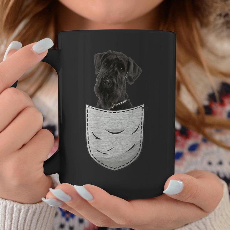 Cute Giant Schnauzer Chest Pocket Pocket For Dog Owners Tassen Lustige Geschenke