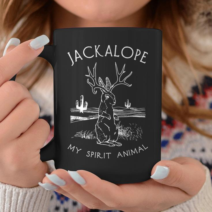 Cute Jackalope My Spirit Animal Hare Jackrabbit Coffee Mug Unique Gifts