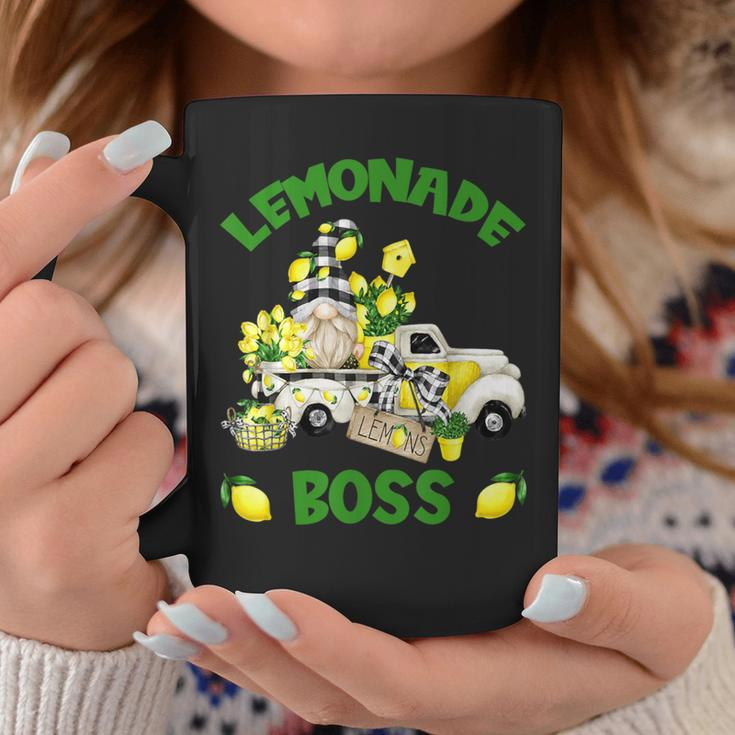 Cute Lemon Gnome Truck For Summer & Kids Lemonade Boss Coffee Mug Unique Gifts