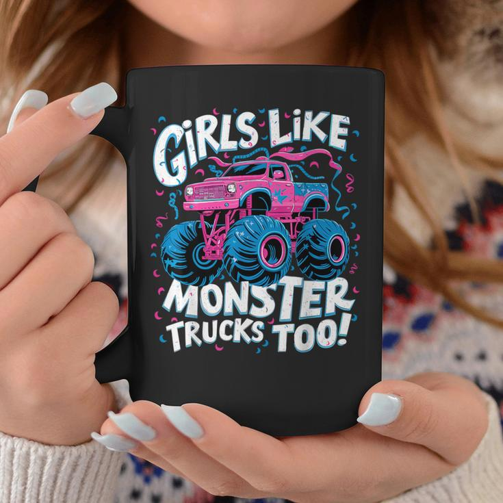 Cute Monster Truck Birthday Party Girl Like Monster Truck Coffee Mug Unique Gifts