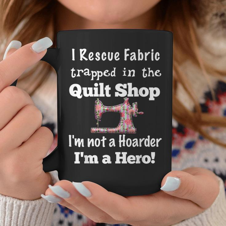 Cute Quilter Idea For Mom Quilting Fabric Quarters Coffee Mug Unique Gifts