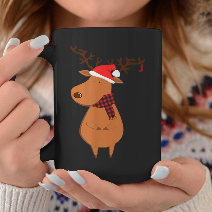 Cute Santa Deer Ugly Christmas Sweater Reindeer Coffee Mug Unique Gifts