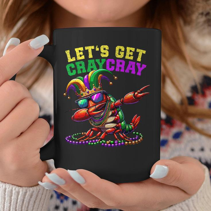 Dabbing Crawfish Costume Mardi Gras Lets Get Cray Cray Coffee Mug Unique Gifts