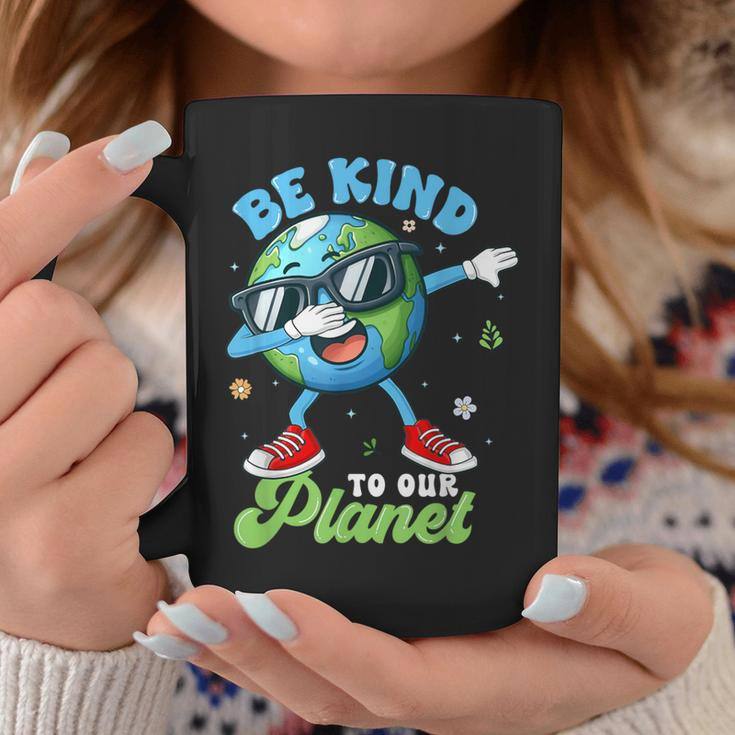 Dabbing Earth Be Kind To Our Planet Happy Earth Day 2024 Coffee Mug Funny Gifts