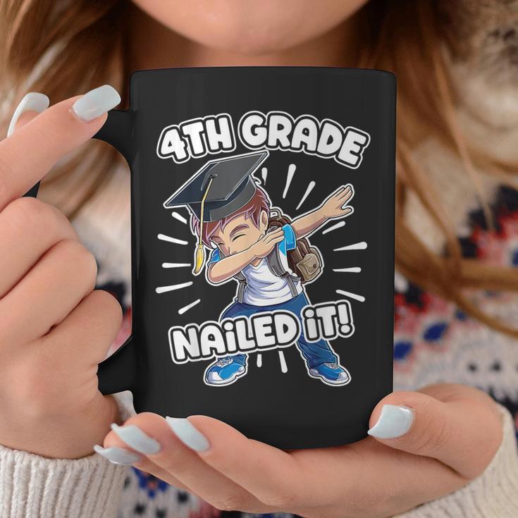 Dabbing Graduation Boy 4Th Grade Class Of 2021 Nailed It Coffee Mug Unique Gifts