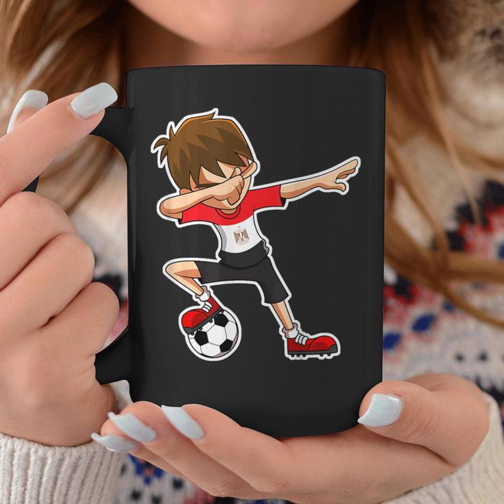 Dabbing Soccer Boy Egypt Egyptian Flag Jersey Coffee Mug Unique Gifts