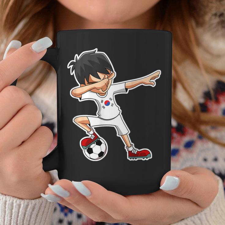 Dabbing Soccer Boy South Korea Korean Flag Jersey Coffee Mug Unique Gifts