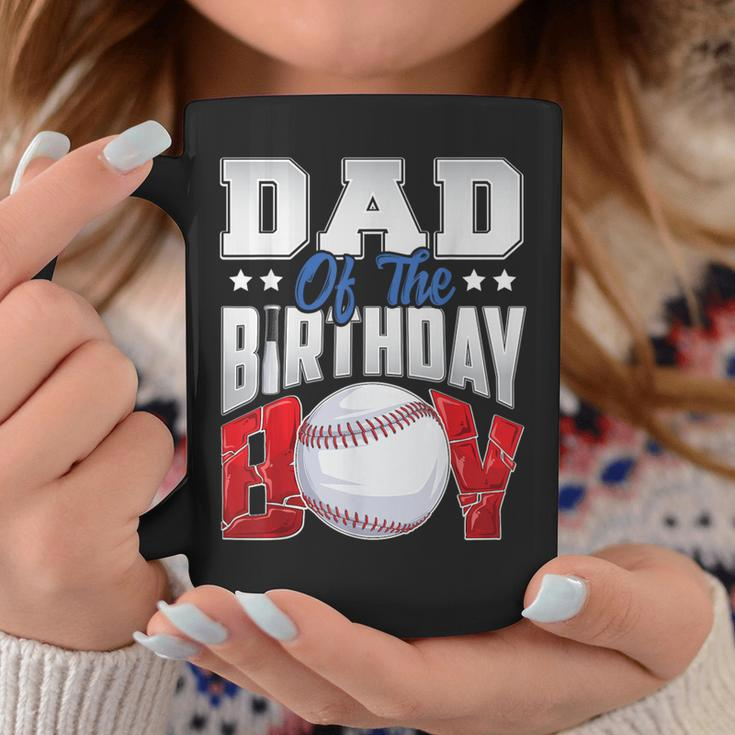 Dad Baseball Birthday Boy Family Baller B-Day Party Coffee Mug Personalized Gifts