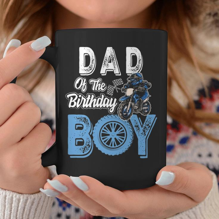 Dad Of The Birthday Boy Dirt Bike B Day Motocross Party Coffee Mug Unique Gifts