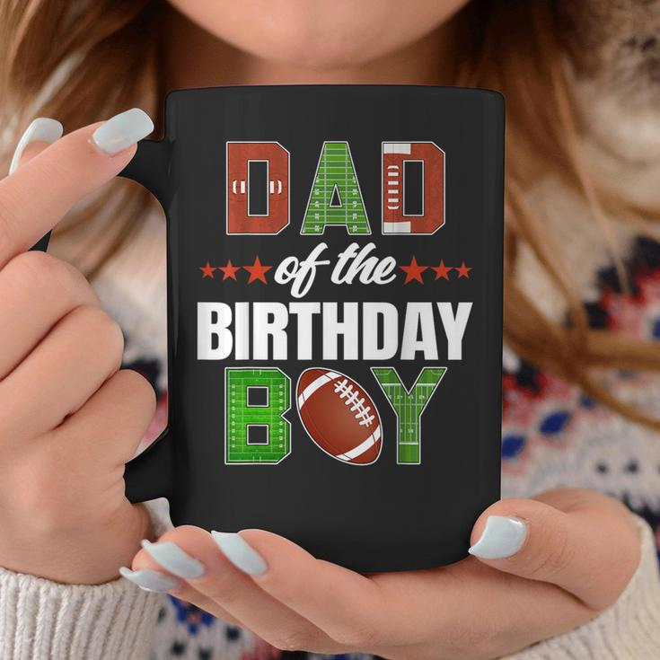 Dad Of The Birthday Boy Family Football Party Decorations Coffee Mug Funny Gifts