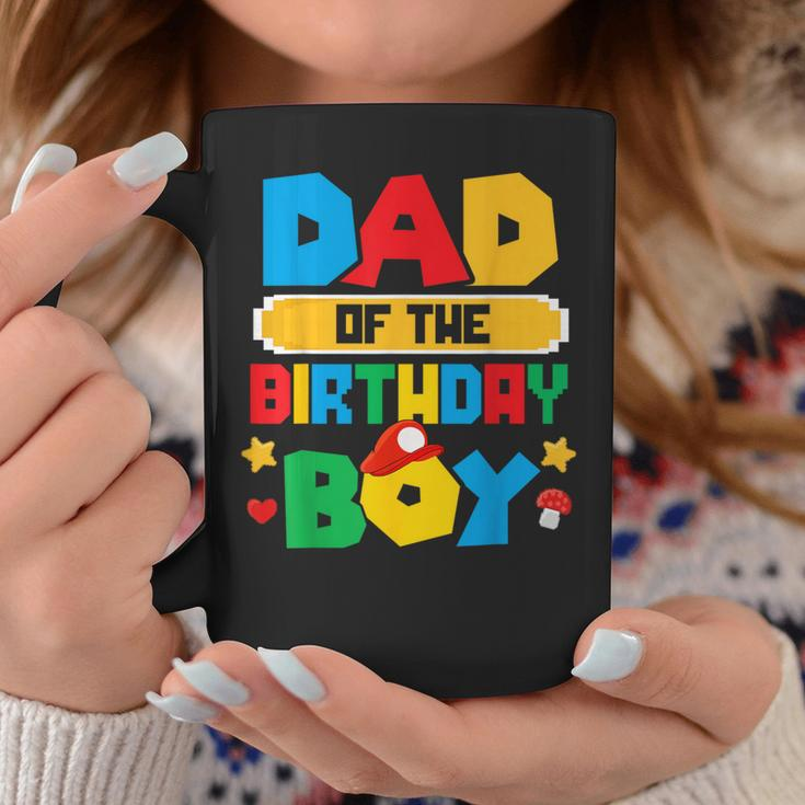 Dad Of The Birthday Boy Game Gaming Dad And Mom Family Coffee Mug Unique Gifts