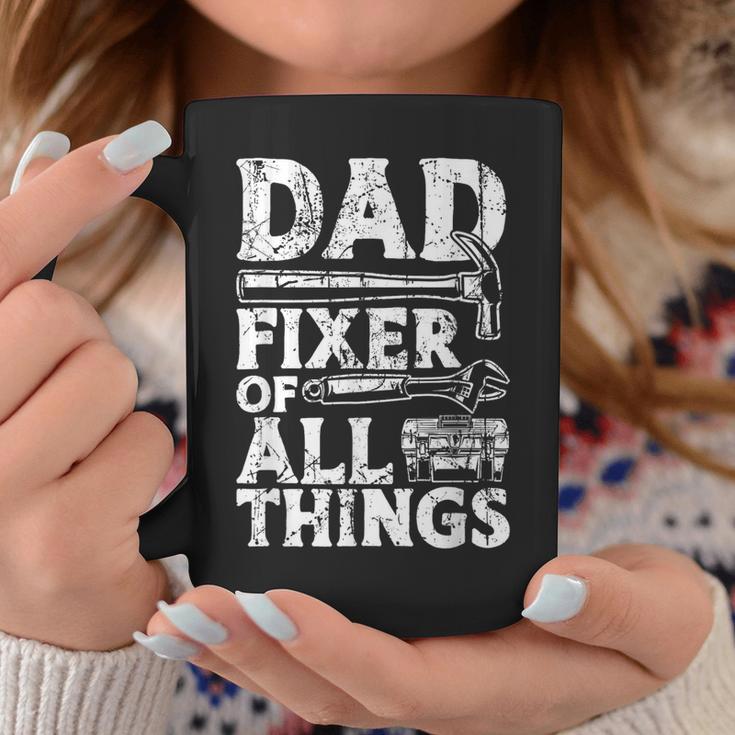 Dad Fixes Everything Handyman Dad Accessories For Fixer Coffee Mug Unique Gifts