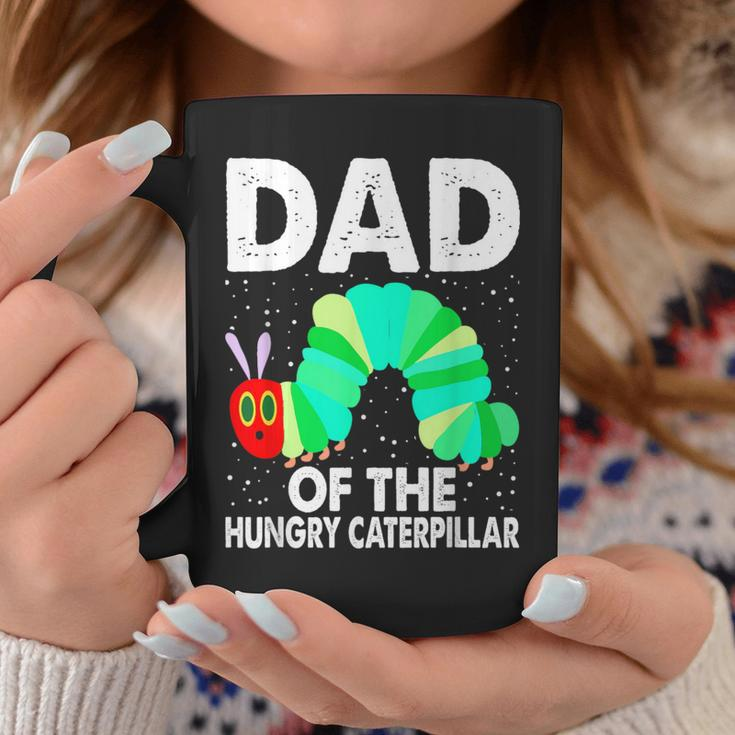 Dad Of Hungry Caterpillar Cute Caterpillar Birthday Coffee Mug Unique Gifts