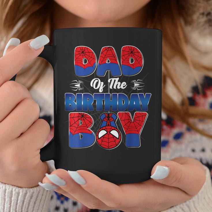 Dad And Mom Birthday Boy Spider Family Matching Coffee Mug Unique Gifts