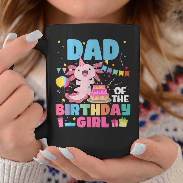 Dad And Mom Of The Birthday Girl Axolotl Family Party Decor Coffee Mug Unique Gifts