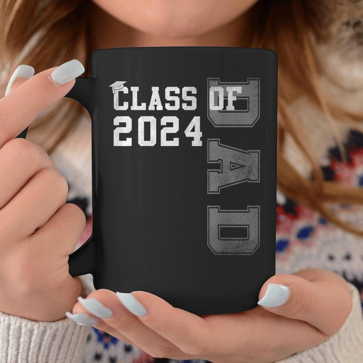 Dad Senior 2024 Proud Dad Of A Class Of 2024 Graduate Father Coffee Mug Funny Gifts
