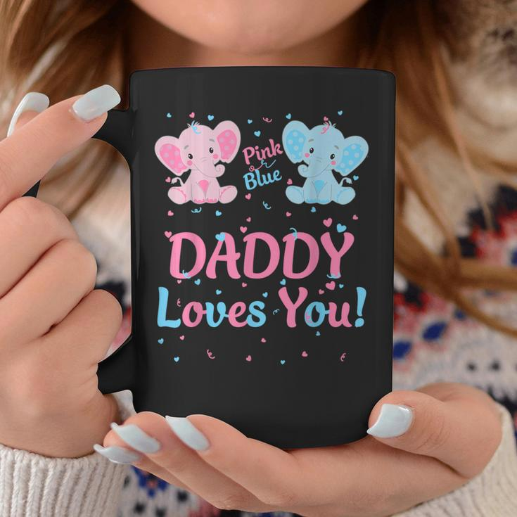 Daddy Gender Reveal Elephant Pink Or Blue Matching Family Coffee Mug Unique Gifts