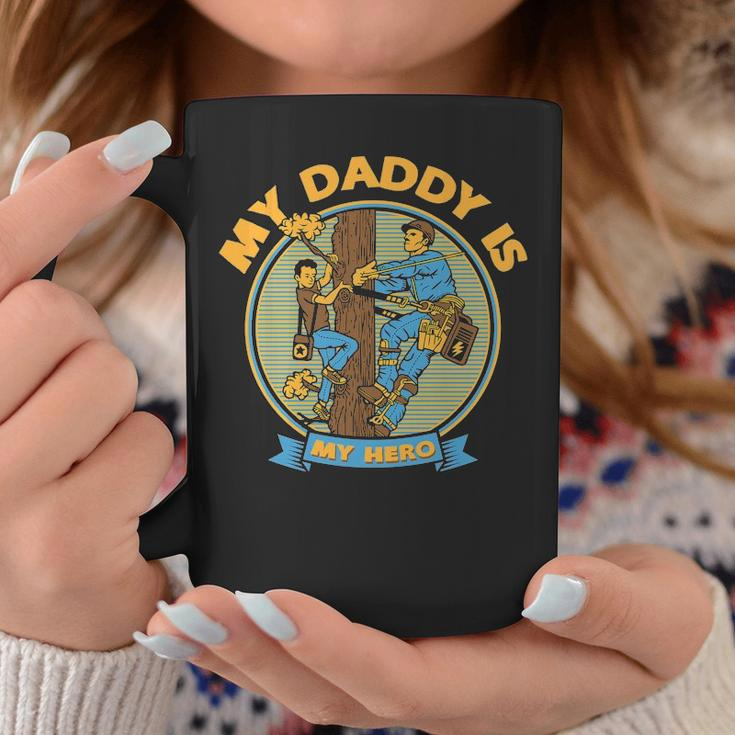 My Daddy Is My Hero Lineman Coffee Mug Unique Gifts