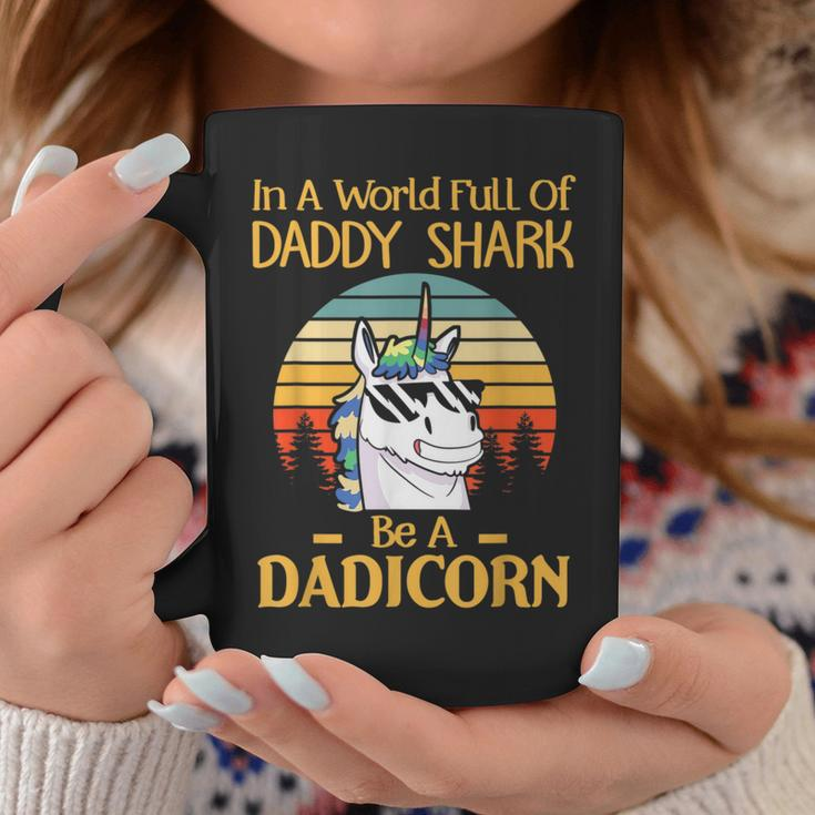 Be A Dadicorn Unicorn Dad Fathers Day Coffee Mug Unique Gifts