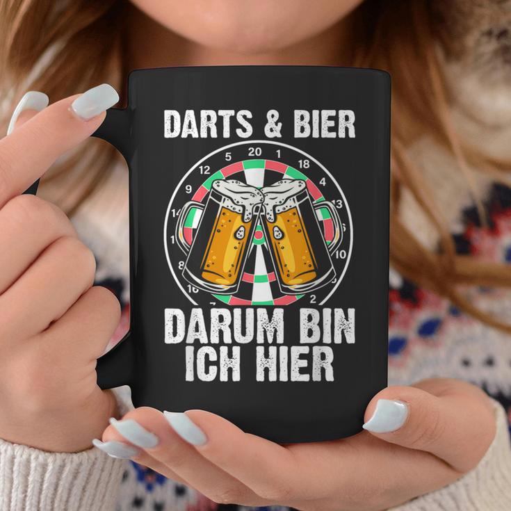 Darts Und Bier Darum Bin Ich Hier Dartspieler Tassen Lustige Geschenke