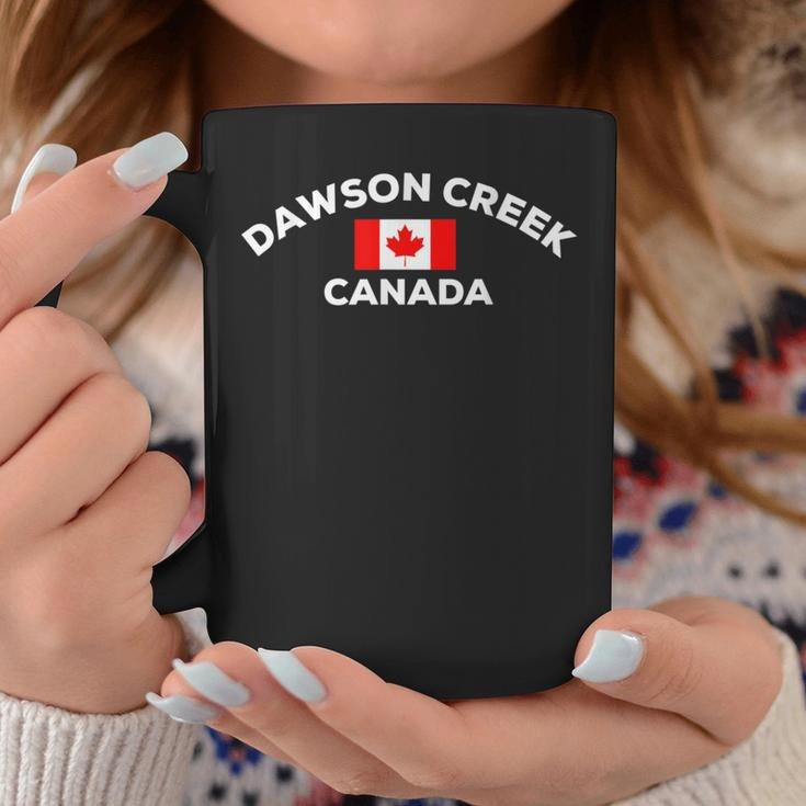 Dawson Creek Canada Canadian Flag City Maple Leaf Canuck Coffee Mug Unique Gifts