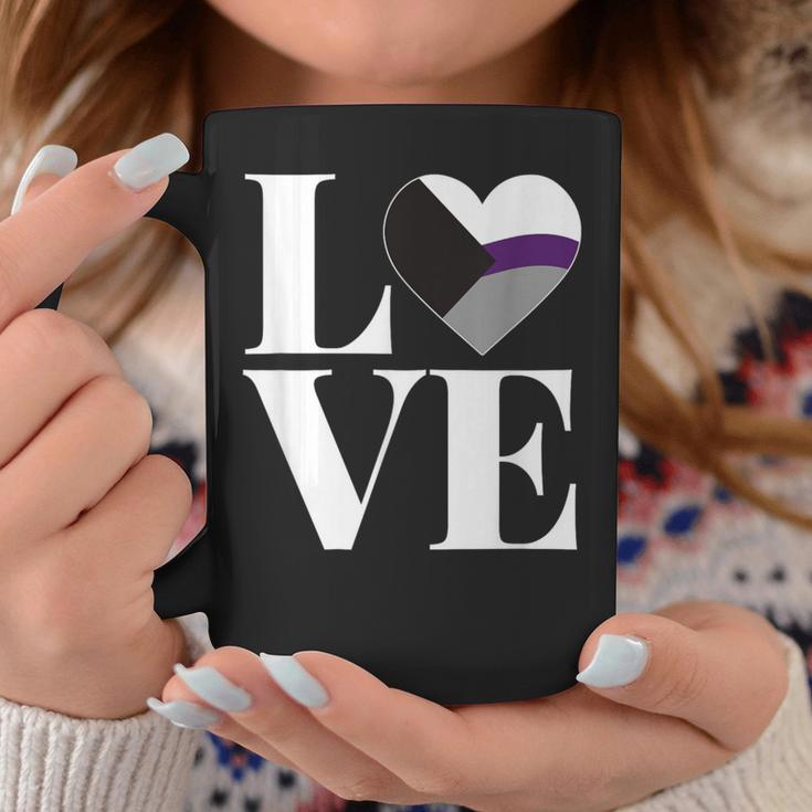 Demisexuality 'Love' Demisex Demisexual Pride Flag Coffee Mug Unique Gifts