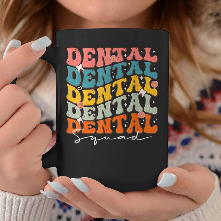 Dental Squad Groovy For National Dentist’S Day 2024 Coffee Mug Unique Gifts
