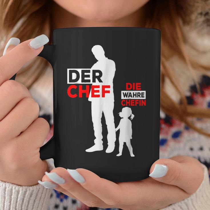 Der Wahre Chef The True Boss Father Daughter Partner Tassen Lustige Geschenke