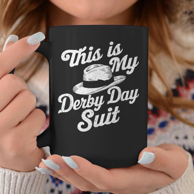 Derby Day 2024 Horse Racing This Is My Derby Day Suit Coffee Mug Funny Gifts