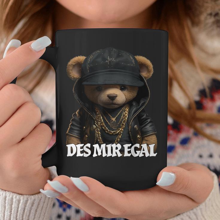 Desmiregal Des Mir Egal Teddy Slogan Tassen Lustige Geschenke